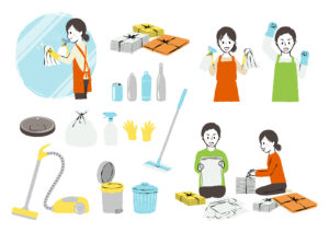 一軒家のハウスクリーニングに依頼する前に、自分でできる場所は自分で掃除しておくこと。